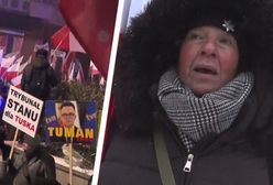 Medium z USA na marszu PiS. Uczestniczka protestu: Tusk demontuje Polskę