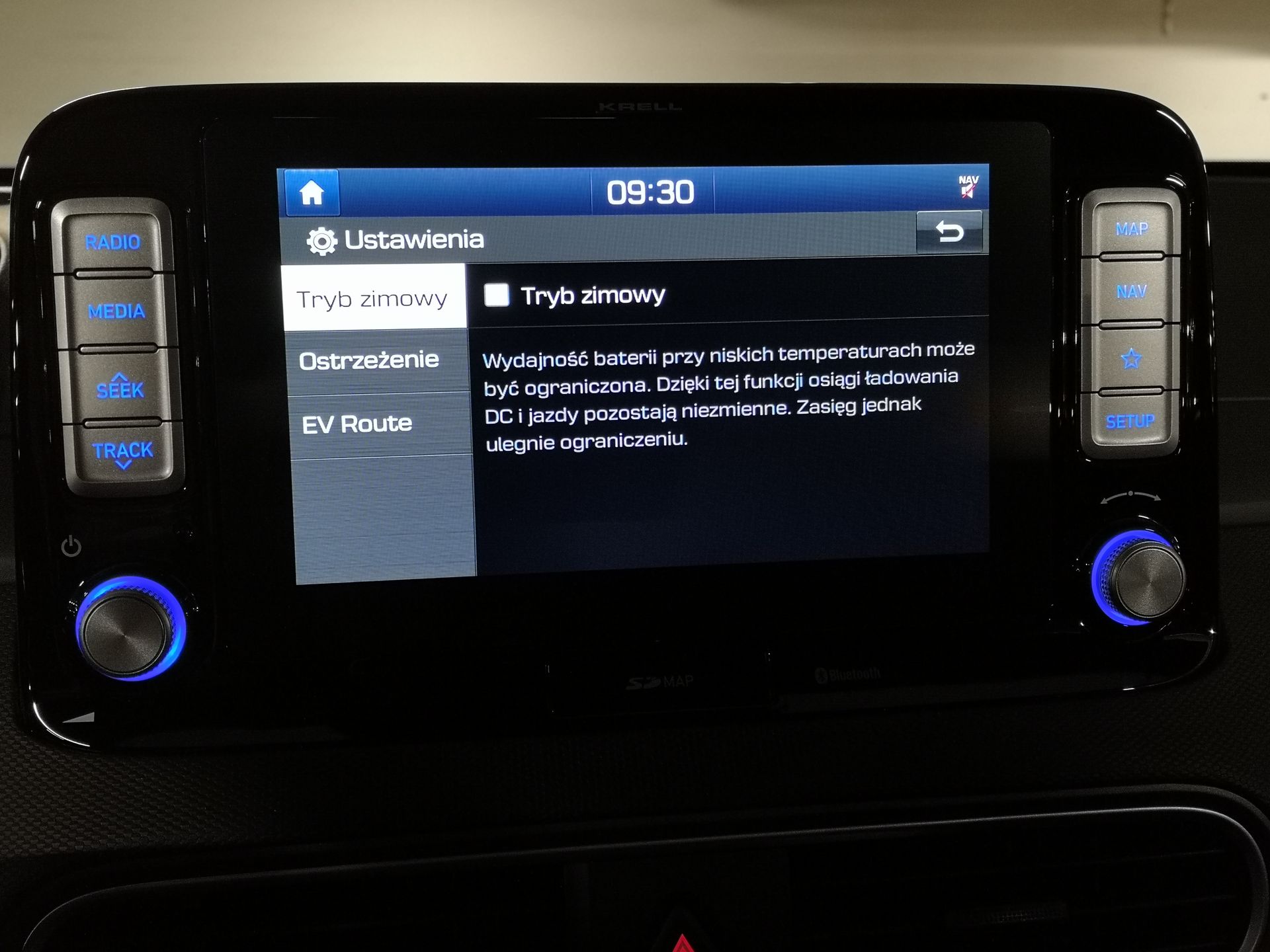 Hyundai Kona Electric: System zarządzania energią oraz audio Krell 19
