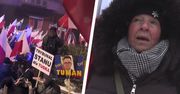 Medium z USA na marszu PiS. Uczestniczka protestu: Tusk demontuje Polskę