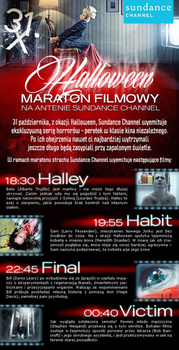 Sundance Channel wyemituje na Halloween maraton horrorów