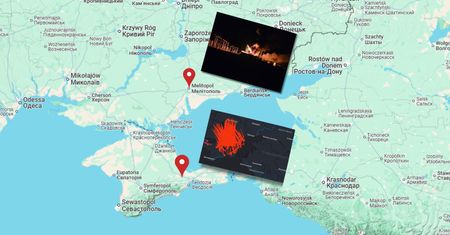 Ukraina zaatakowała okupowane tereny kraju. 200 dronów na niebie