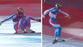 Jak on się uratował? Francuz uniknął poważnego upadku