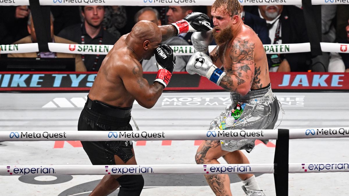 Getty Images / Anadolu Agency / Na zdjęciu: Mike Tyson i Jake Paul