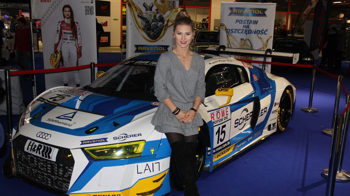 Gosia Rdest i Audi R8 LMS GT3