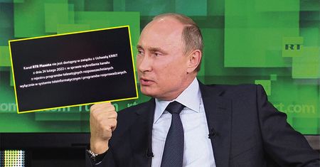 Zamiast kanału, czarne plansze. I komunikat dla widzów