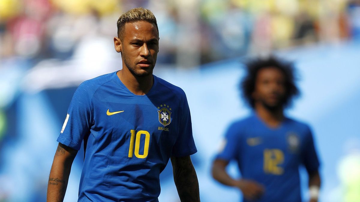 Neymar w spotkaniu z Kostaryką na MŚ 2018