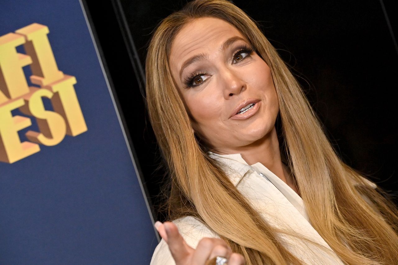 HOLLYWOOD, CALIFORNIA - OCTOBER 26: Jennifer Lopez attends the 2024 AFI Fest - "Unstoppable" Photo Call at TCL Chinese 6 Theatres on October 26, 2024 in Hollywood, California. (Photo by Axelle/Bauer-Griffin/FilmMagic)