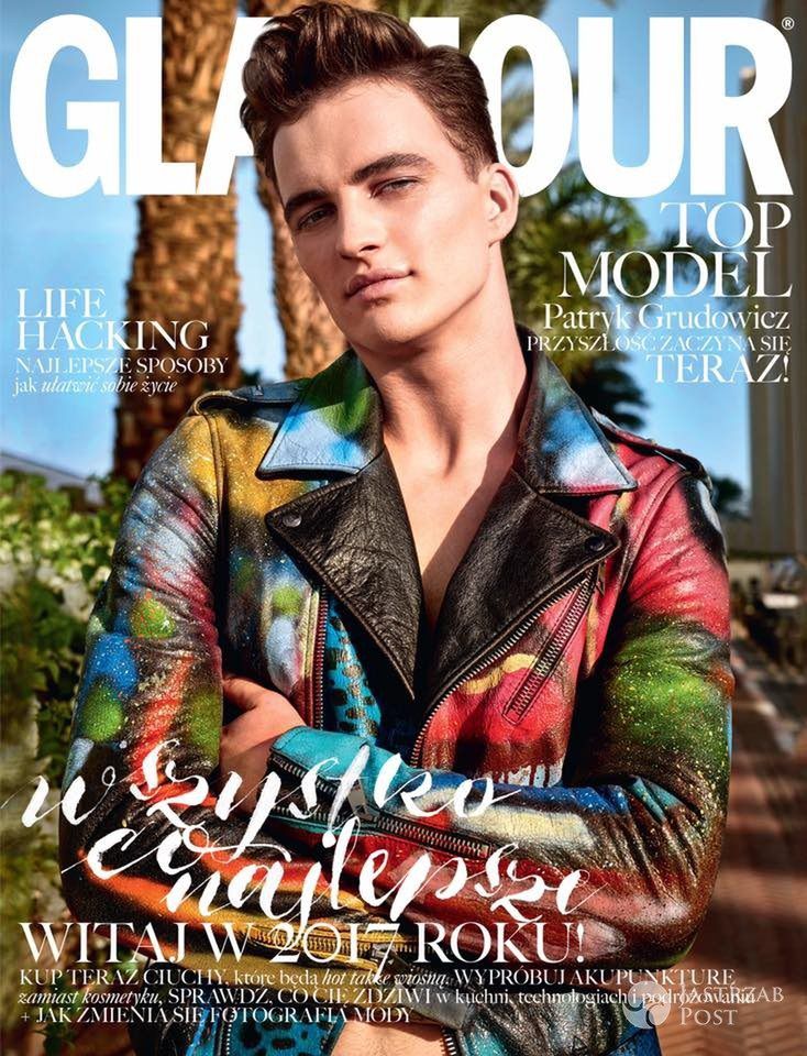 Patryk Grudowicz - okładka Glamour
