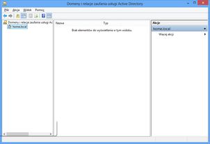 Domeny i relacje zaufania usługi Active Directory