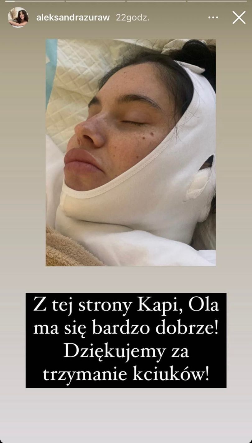 Ola Żuraw przeszła operację!