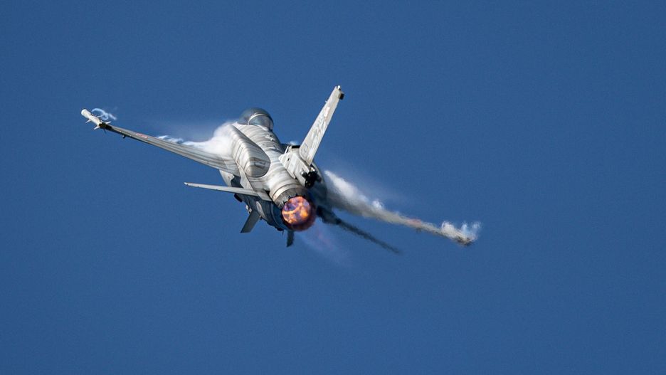 Dni NATO w Ostrawie & Dni Si? Powietrznych ACzR
MOSNOV, CZECH REPUBLIC - SEPTEMBER 16: F-16 Tiger Demo Team, performs on the first day of NATO Days in Ostrava and Czech Air Force Days in Mosnov, Czech Republic on September 16, 2023. NATO Days in Ostrava & Czech Air Force Days are the largest security show in Europe. Lukas Kabon / Anadolu Agency/ABACAPRESS.COM
AA/ABACA