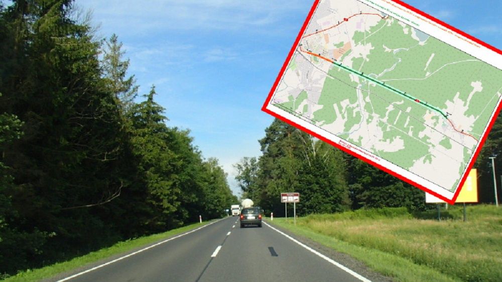 Droga krajowa nr 53 (na zdjęciu) przejdzie szereg zmian i modernizacji.