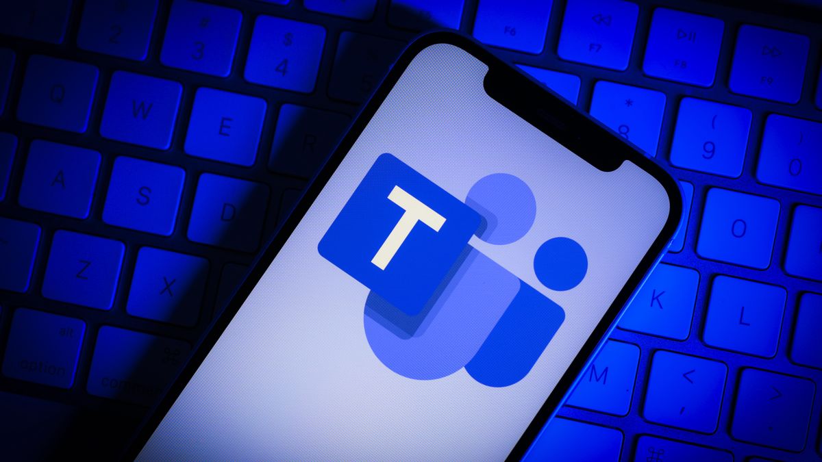 The Microsoft Teams logo is seen in this photo illustration in Warsaw, Poland on 25 January, 2023. Several Microsoft services were unable to be reached by tens of thousands around the world on Wednesday accroding to Downdetector.The outage was caused, according to Microsoft by a network change. Services affected included Outlook, Teams and Xbox Live. (Photo by Jaap Arriens/NurPhoto via Getty Images)