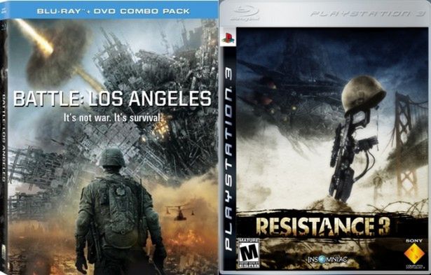 Demo gry Resistance 3 z filmem Battle: Los Angeles na Blu-ray