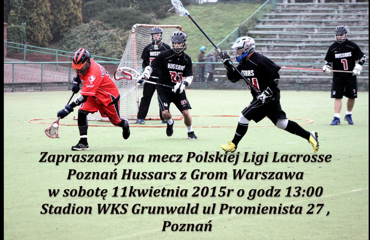 Zapraszamy na mecz Polskiej Ligi Lacrosse!
