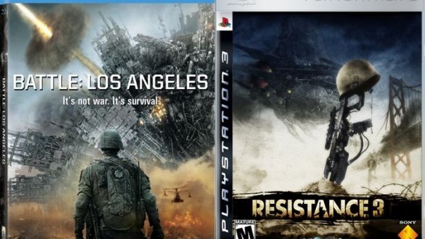 Demo gry Resistance 3 z filmem Battle: Los Angeles na Blu-ray 1
