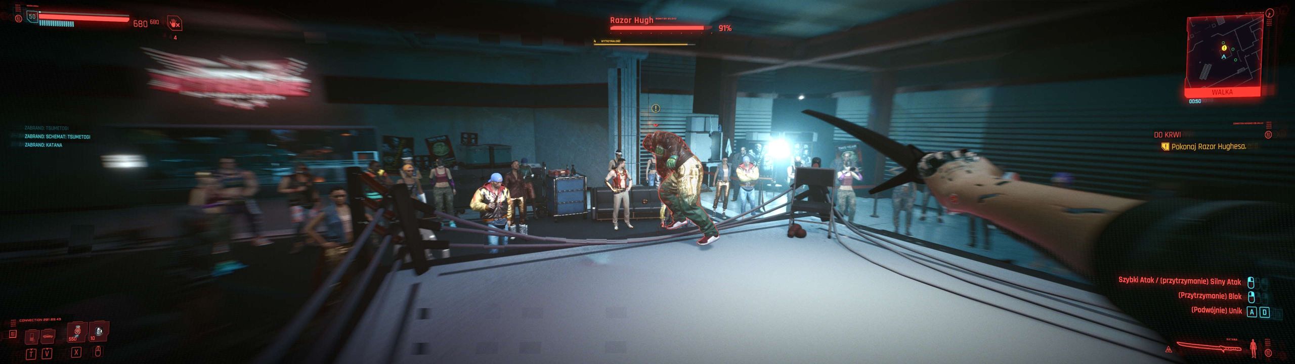 Cyberpunk 2077 - walka na pięści?