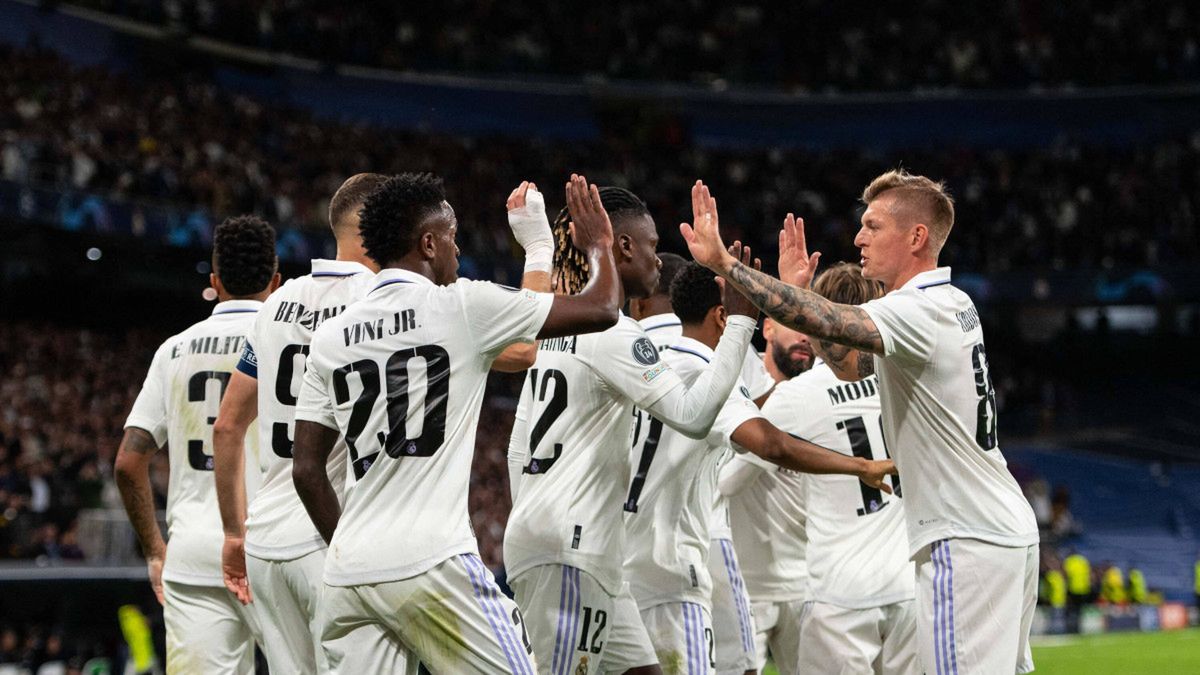 PAP/EPA / Na zdjęciu: piłkarze Realu Madryt