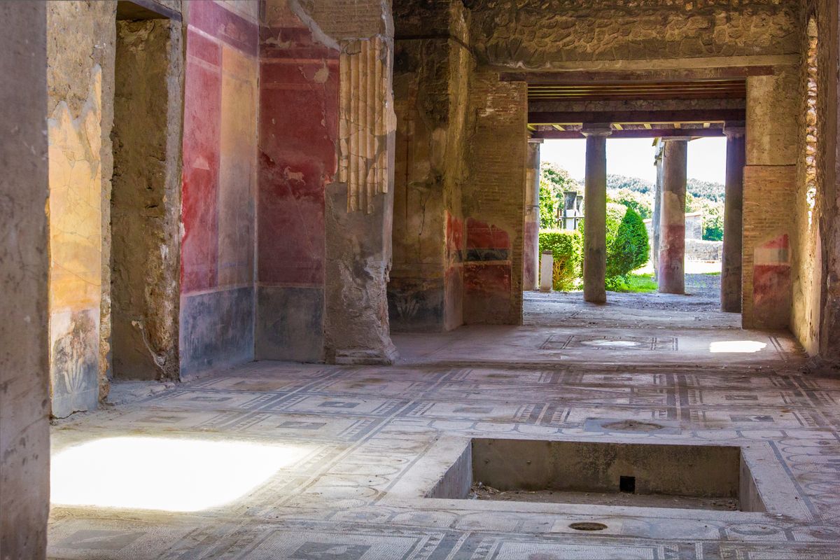 W Pompejach odkryto fresk, na którym widać danie podobne do pizzy