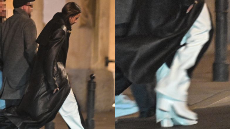 Michał Szpak nocną porą snuje się po stolicy z prawie gołą klatą