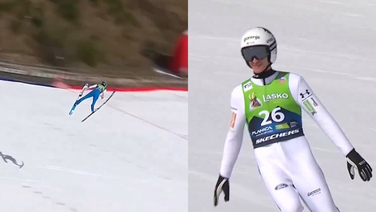 Twitter / Eurosport Polska  / Peter Prevc