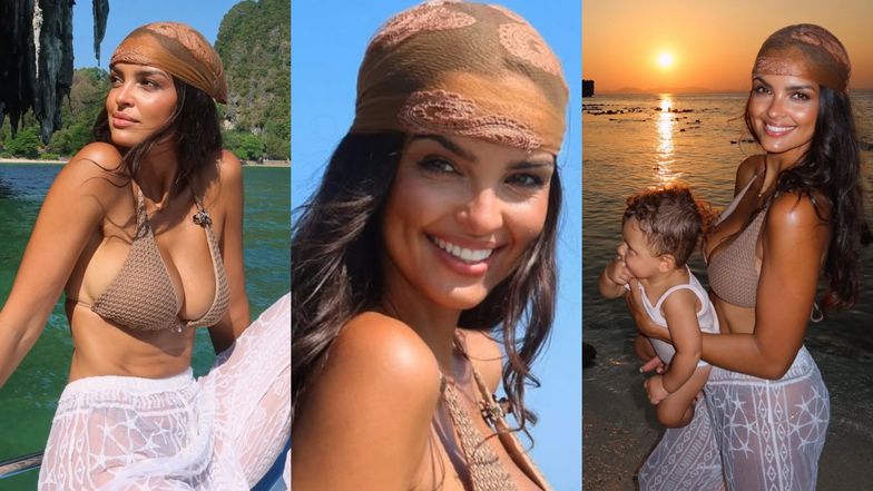 Klaudia El Dursi w bikini pozdrawia z wakacji