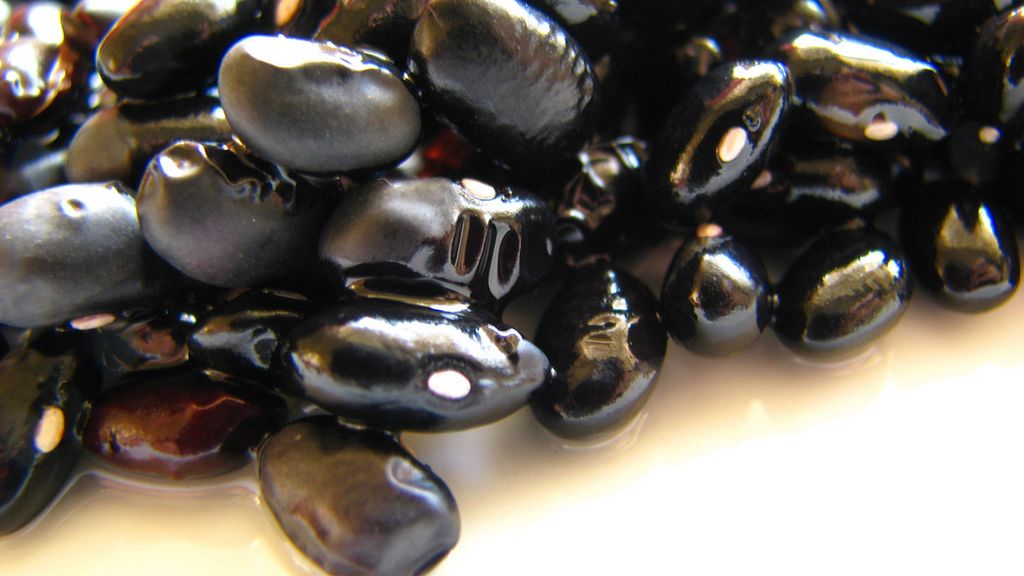 Czarna fasola o niskiej zawartości sodu w puszce