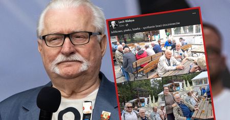 Lech Wałęsa na "piwku". Spotkał się z kolegami ze Stoczni Gdańskiej