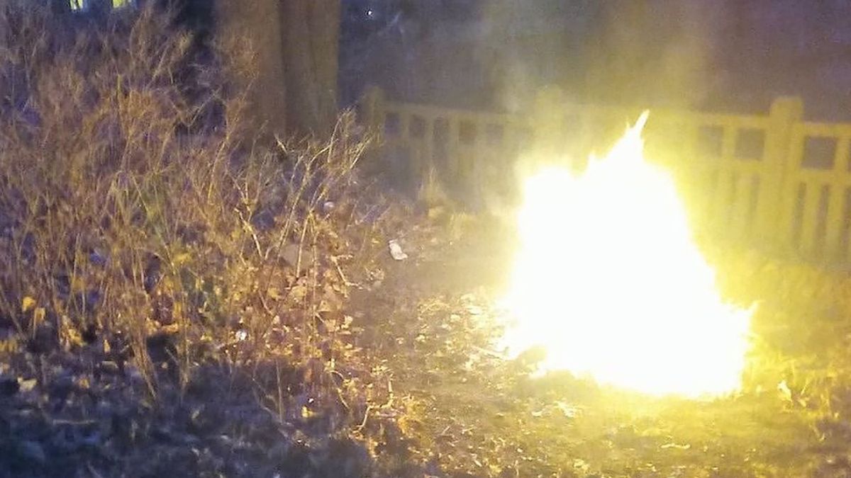 Mężczyźni chcieli usmażyć na ognisku kiełbaski