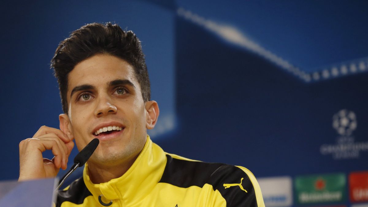 PAP/EPA / KIKO HUESCA / Na zdjęciu: Marc Bartra, poszkodowany w ataku na autokar Borussii