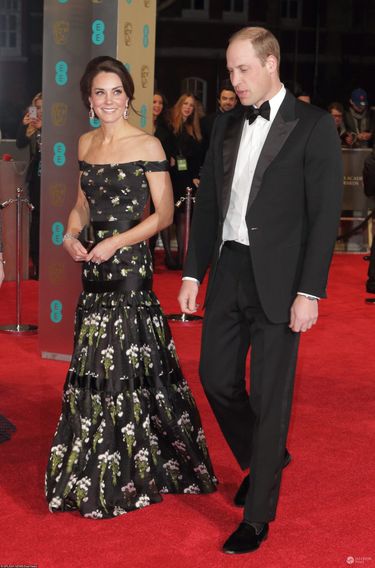 Księżna Kate i Książę William na gali nagród BAFTA