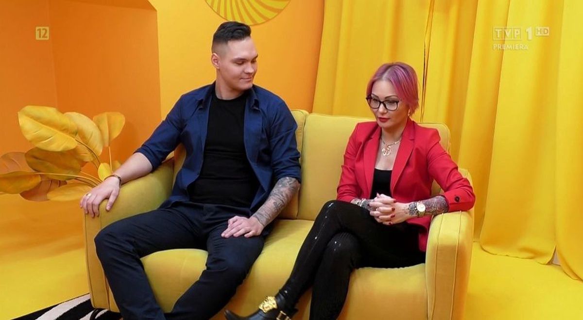 Uczestnicy "Motelu Polska": Dorota Wodzińska-Burzyńska z synem 