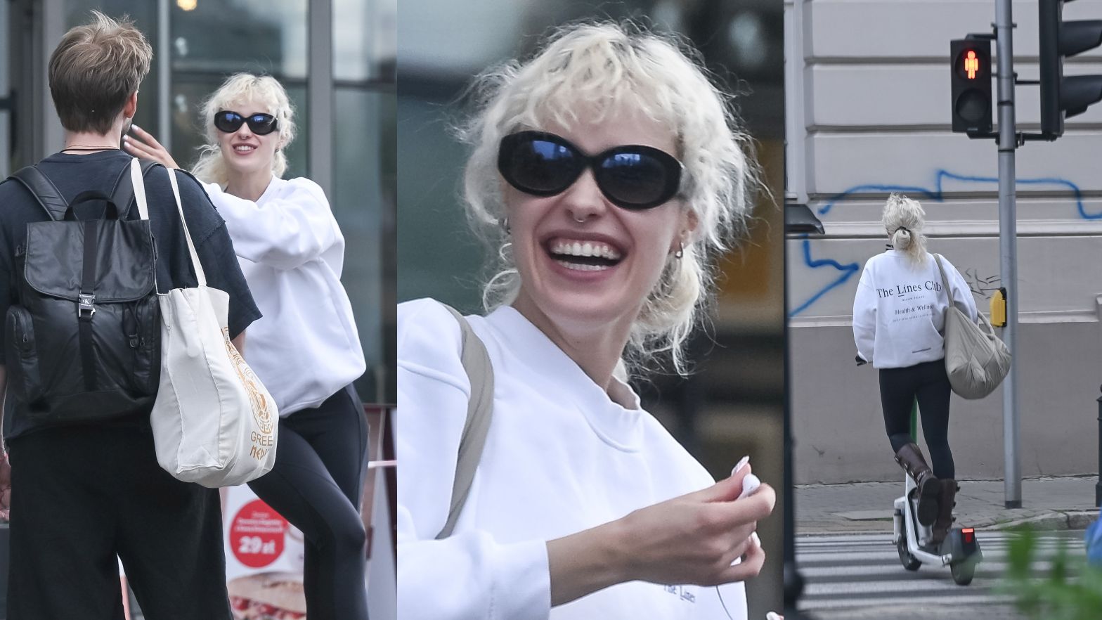 Helena Englert po treningu mknie na czerwonym świetle
