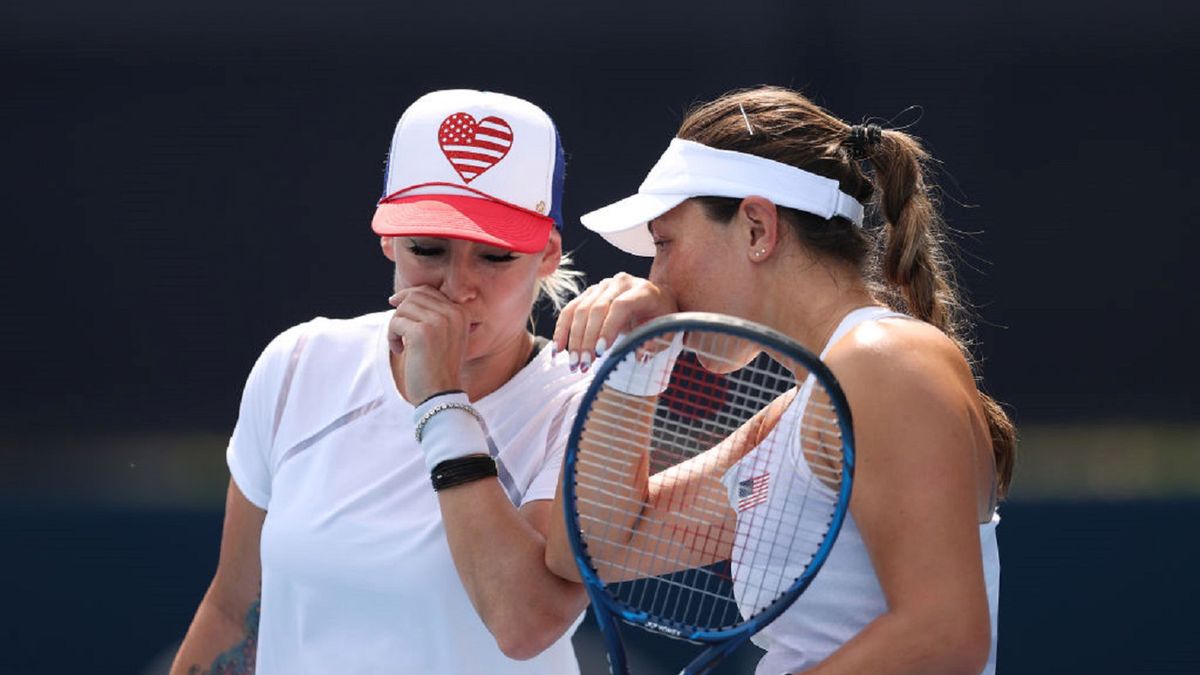 Getty Images / Patrick Smith / Na zdjęciu: Bethanie Mattek-Sands i Jessica Pegula