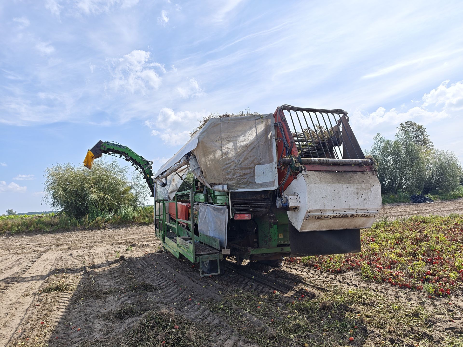 Kombajn na polu