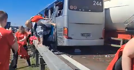 Wypadek autokaru z Polski. Wielu rannych, 10 osób w ciężkim stanie