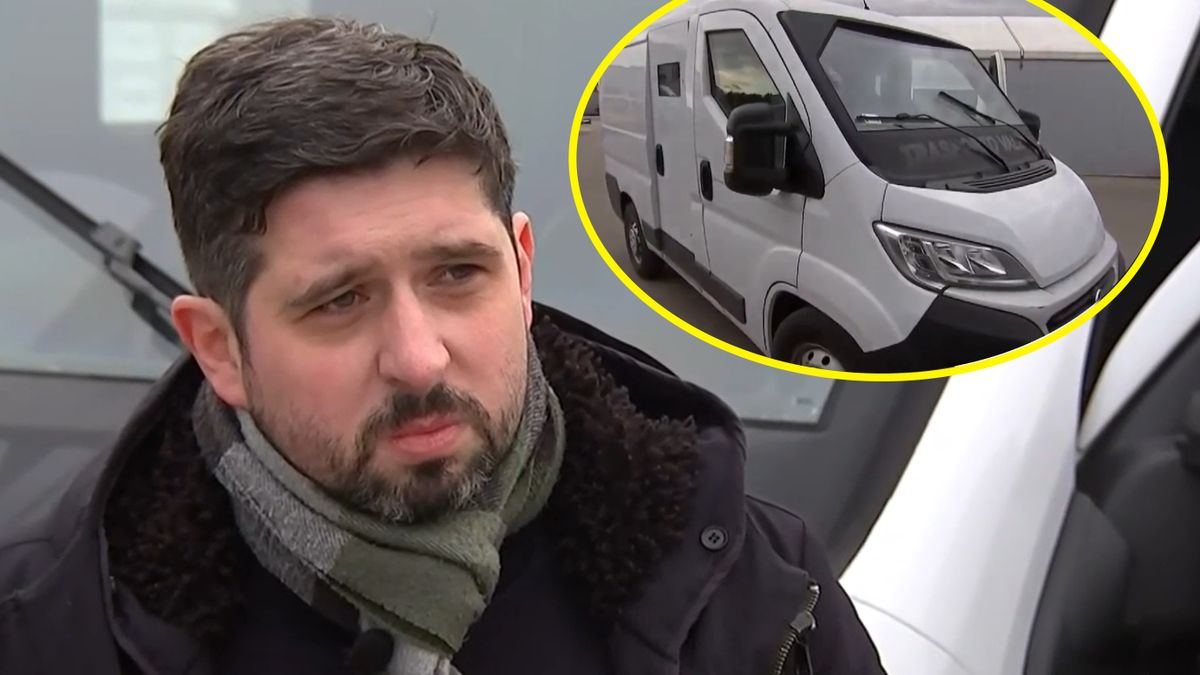 Polski biznesmen kupił opancerzoną furgonetkę, by pomóc uchodźcom 