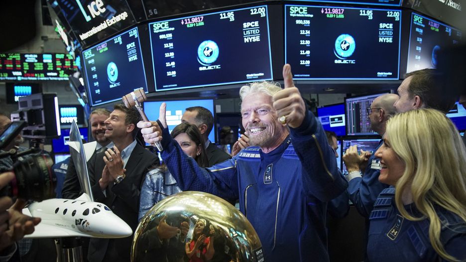 Richard Branson. Lot w kosmos