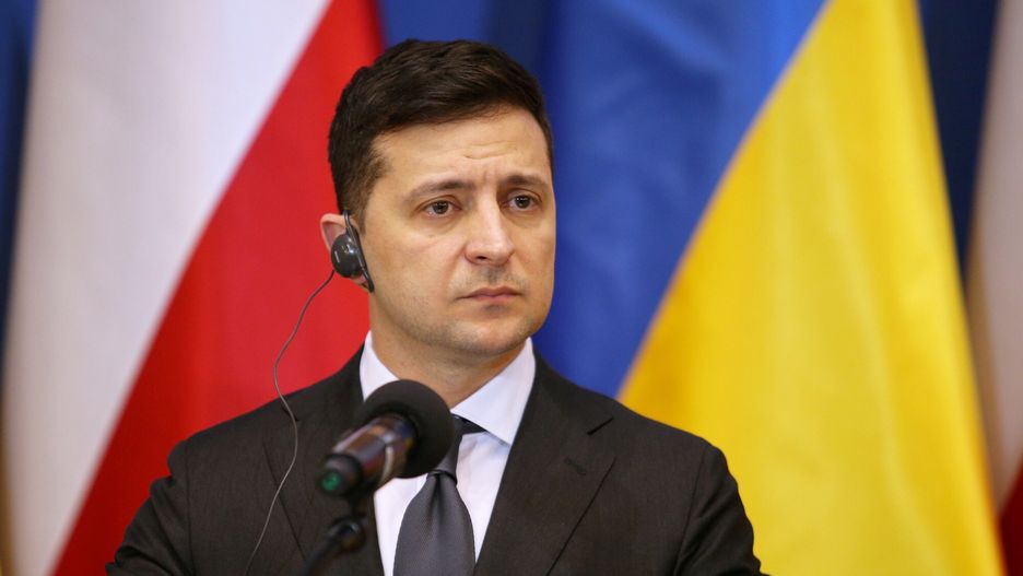 Prezydent Ukrainy Wołodymyr Zełenski