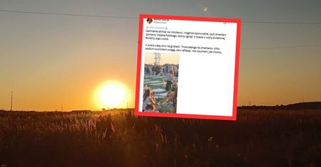 Tak oglądali zaćmienie Słońca. "Balanga na grobach". Dziennikarz ostro