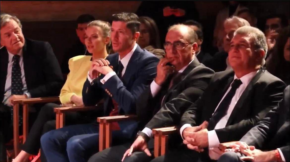 Anna i Robert Lewandowscy na gali Złotego Buta