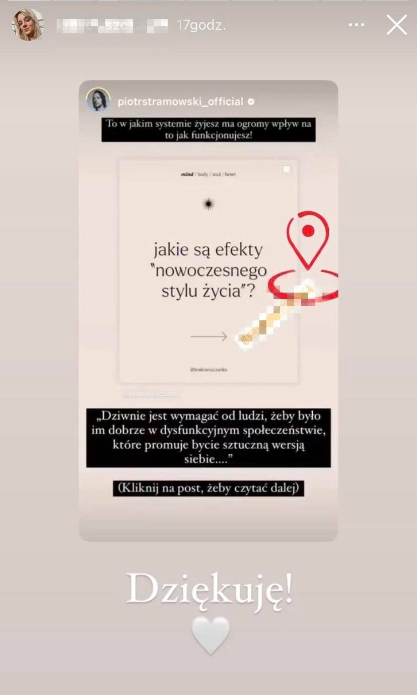 Odpowiedź partnerki Piotra Stramowskiego
