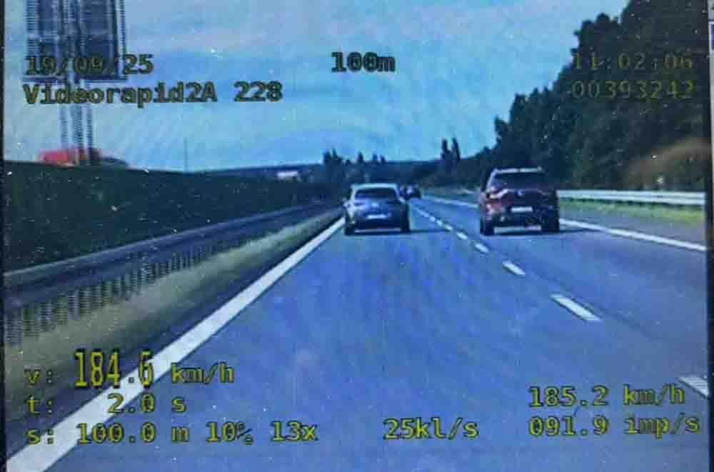 Zielona Góra: Jechała S3 z prędkością 184 km/h. Wpadła na wideoradar