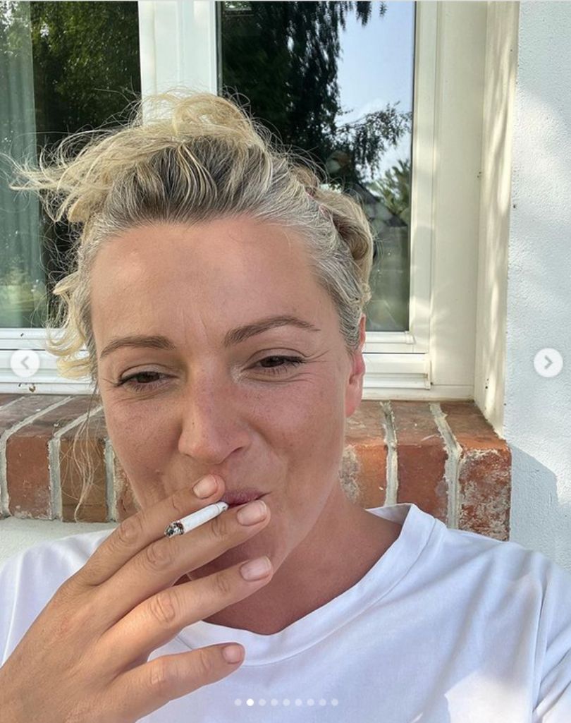 Dorota Szelągowska chwali się efektami treningów i pokazuje ogród domu na Warmii