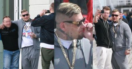 Raper Popek fotografuje się z fanami w Sopocie (ZDJĘCIA)