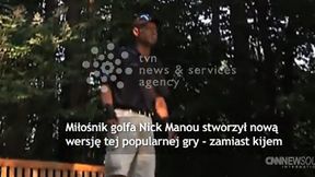 Nowa odmiana golfa. Zamiast kijem piłeczkę do dołka posyła się... kopniakiem