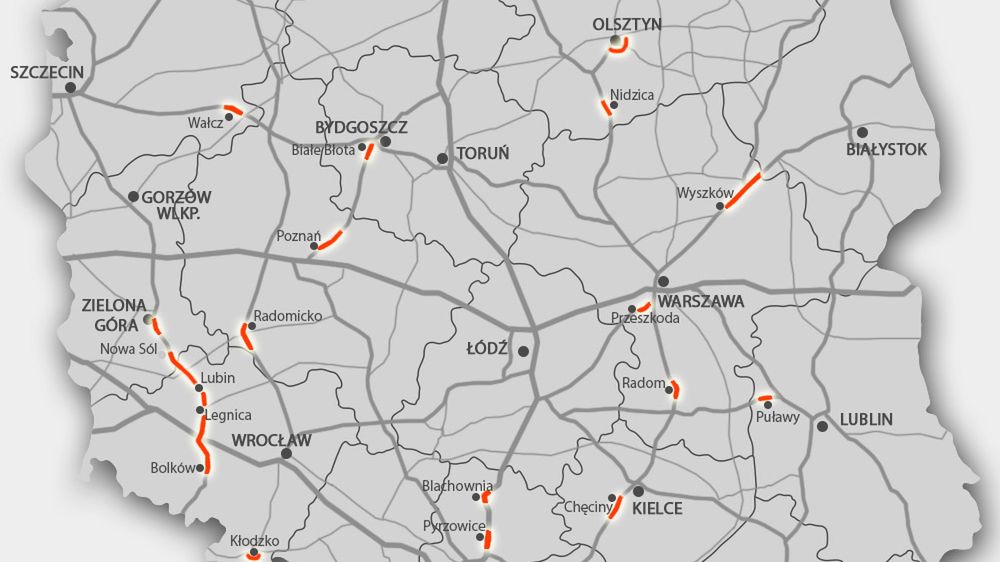 Drogowcy mają dobre wieści dla jeżdżących S3, S8 i S7