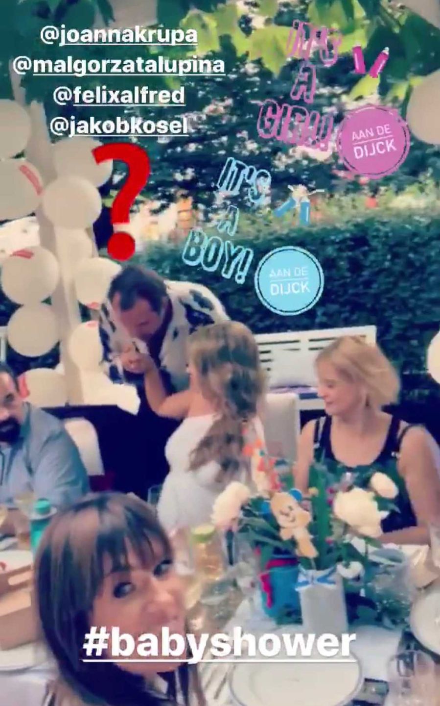 Baby shower Joanny Krupy w Warszawie