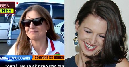 Euro 2020. Anna Lewandowska miota się w rozmowie z hiszpańskim reporterem: "WE'LL SEE, WE'LL SEE, MAYBE, MAYBE" (WIDEO)