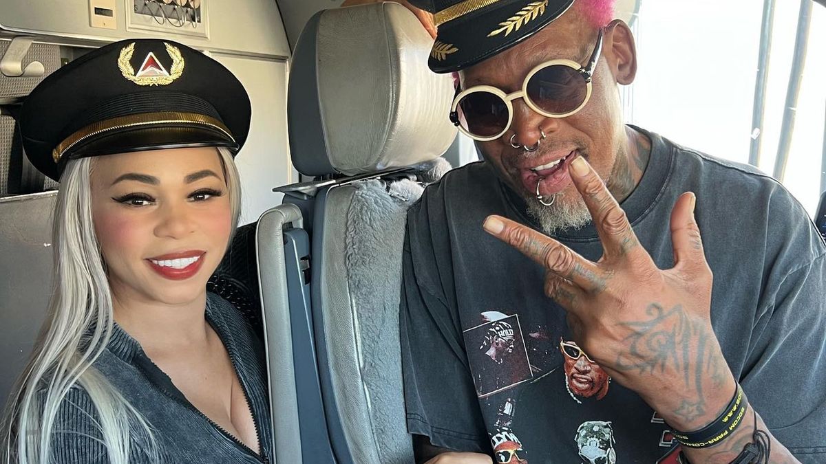 Zdjęcie okładkowe artykułu: Instagram / instagram.com/yellayella409 / Na zdjęciu: Yella Yella i Dennis Rodman